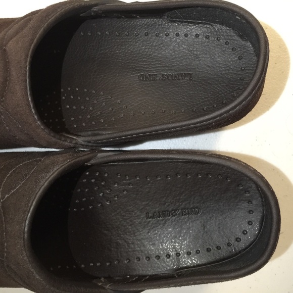 ▫️Lands’ End Women’s Brown Suede Clogs | Size 7B - Picture 11 of 15
